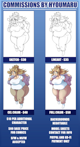 Commission Price Guide 2023 by VelvetIcicle
