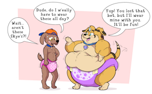 Diaper Cutey by PupZephyr