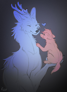 The best of friends by Dragonlady