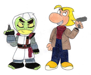 Bullfrog and Ramon by spld85