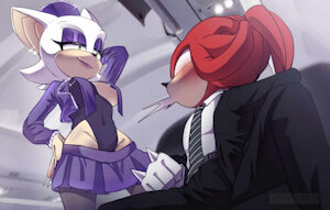 rouge flight attendant by PIKATIVE