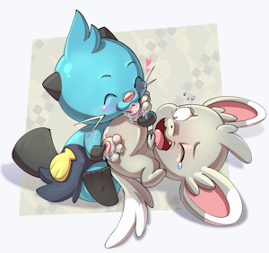 Commission - ambushed Minccino by LKIWS