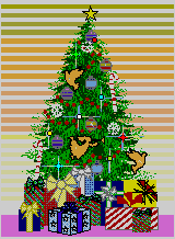 Old Animated Christmas Tree by wollypegger