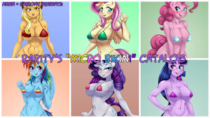 Rarity's Micro Bikini Catalog - AVAILABLE NOW! by LustfulDiamond