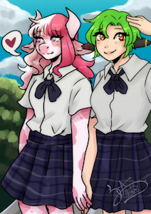 Girlfriends by SassityArt
