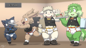 kemoshota-brief-cafe by TsuchinokoDASH