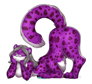 Ahhh, relaxing the front half! - Art by VillMix by ChakatJaggerfrost
