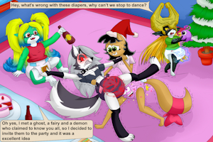 Christmas Girls Night by WolfPuppy21