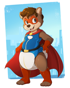 Super padded bear! by FluffyTush