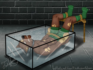Mutt's bath time (socks) by Tsukuyomibloom