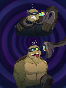 Kaa vs The Ronin by MisterChi