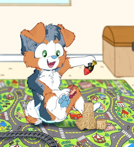 Morning Play Time by AuzziPup