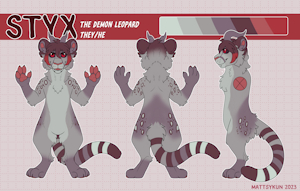 [c] Styx Fursuit Ref by MattsyKun