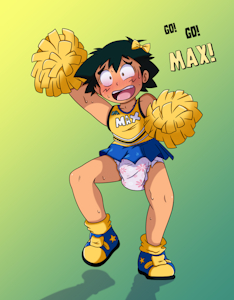 Cheerleader of the MAX Gym (Commission + STORY) by EmperorCharmy