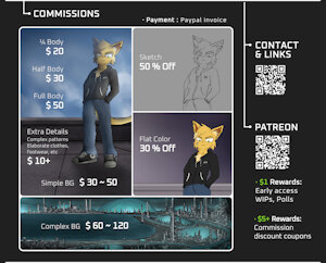 COMMISSION INFO by SomeDeviantOcelot