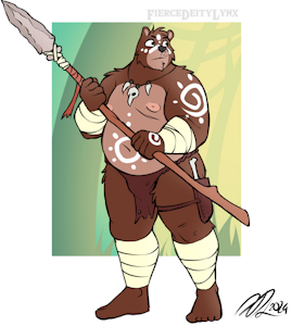 Tribal bear by ManyaKuma
