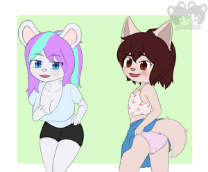 Boob or ass? [Comm] by SmolSeto