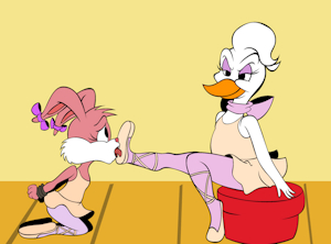 Babs and Giselle by Reimon