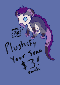 Plushify Your OC! YCH by M1LKB4RK