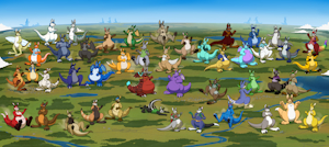 Massive Kangaroo Outbreak by PheagleAdler