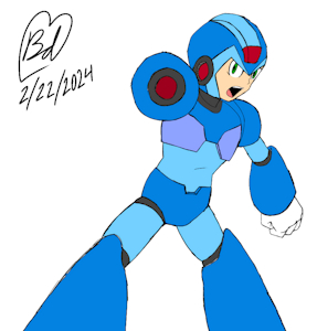 Megaman X by BubbieDoggo