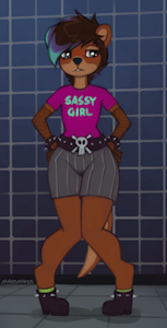 Sassy Otter by MarsMiner