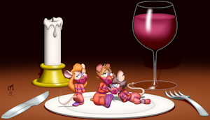 Candied Mice Platter by Amidnarasu
