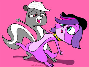 Dancing pets Zoe and Pepper by Caluriri