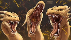 King Ghidorah by BirdyBirdZ