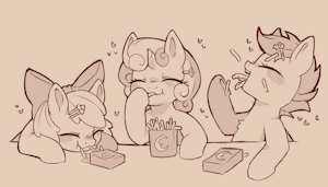 CMC Fries by ColdBloodedTwilight