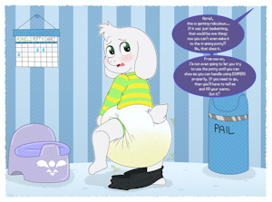 Potty Training Asriel~ by Tenerius