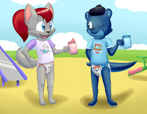 Two Big Kids by joeyotter