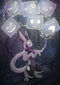 Commission - Glitchy Boi by besonik