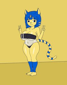 gata de animal crossin by insaneanimus
