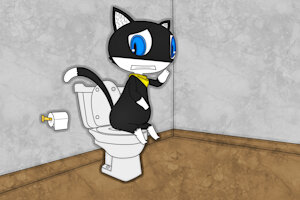 Morgana pooping on the potty~ by GhostlyFantasy