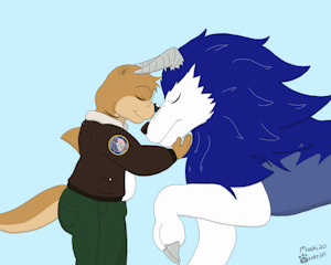 Me and Tiger by MochiOtter