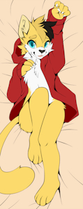 just lying , draw by slushie-nyappy-paws by rajak