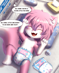 Fiona Diaper Change Break 2! by LittleFoxFiona