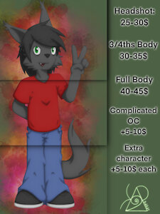 New Commission Sheet by LilYeenBoy