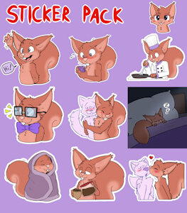 [comm] Teriyaki Sticker Pack by Emenius