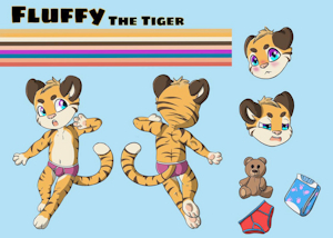 FLuffy the Tiggy by KingPangolin