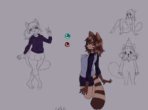 A cute Raccoon by Deneve2798