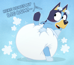 Bluey Bum!~ by Tenerius