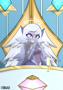 Happy Valentine's Day~💜 Emily by H1DRAW