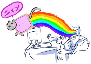nyancat overload by imer