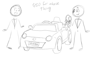 Toy Car YCH by BabyAzalea