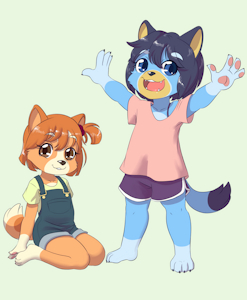 Bluey & Bingo by MrShin
