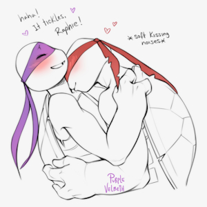 Smol kisses by PurpleVelBeth