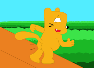 Ollie the Cat Breaks Free by AnthonitecusBlueWolf