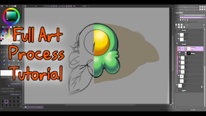 Full Art Process Tutorial by Norithics